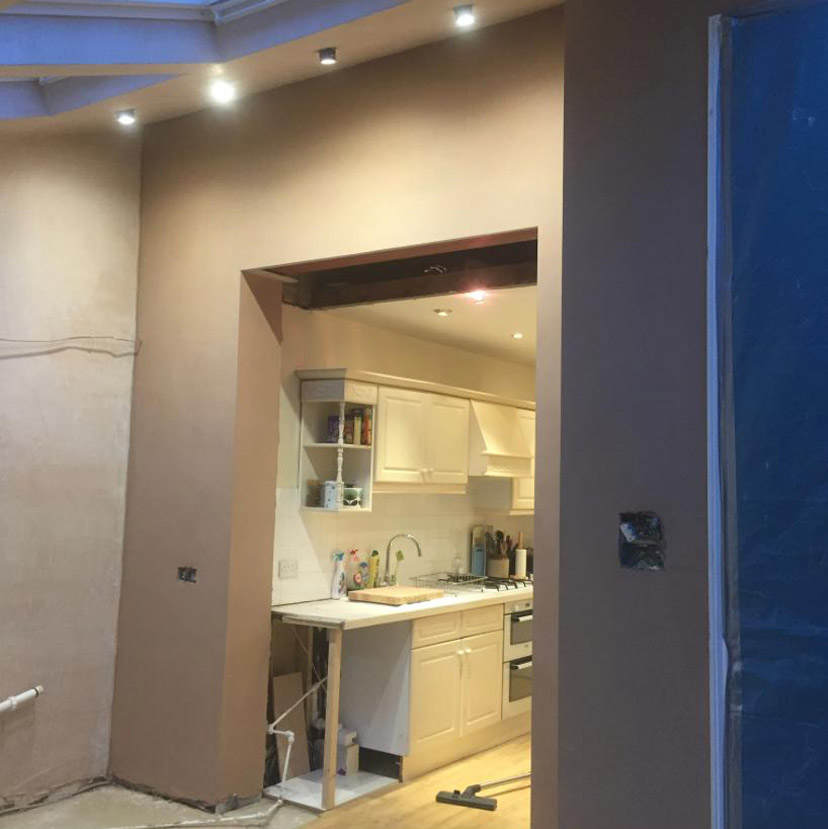 JF plastering extension